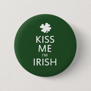 Kiss me Im Irish Button