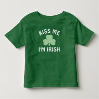 Kiss Me Im Irish Green Kleeblatt St Patricks Day