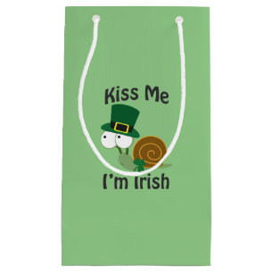 Kiss Me I'm Irish Snail Kleine Geschenktüte