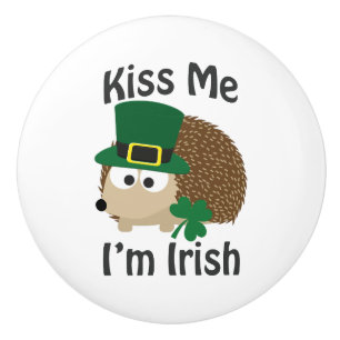 Kiss Me Im Irish St Patricks Day Igel Keramikknauf