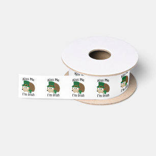 Kiss Me Im Irish St Patricks Day Igel Satinband