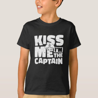 Kiss Me Im The Captain Sailing - Sailor St Patrick T-Shirt