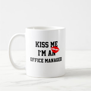Kiss Me ist eine Office Manager-Tasse Kaffeetasse
