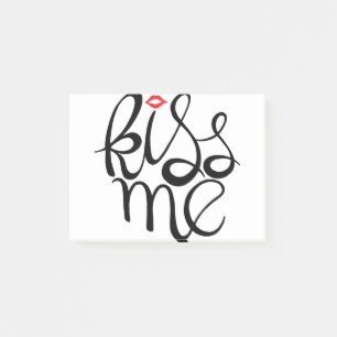 Kiss Me Post-it Klebezettel