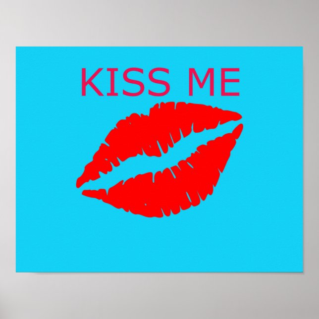 Kiss Me Poster (Vorne)