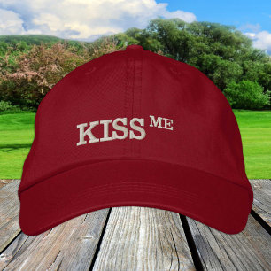 KISS ME Retro Hat / Fun Party Mode Baseballkappe Bestickte Baseballkappe