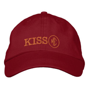 KISS ME Retrohut / Fun Party Trucker Cap Bestickte Baseballkappe
