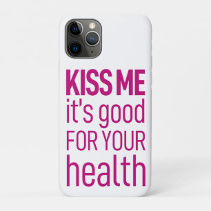 "Kiss me" Rundkissen Case-Mate iPhone Hülle