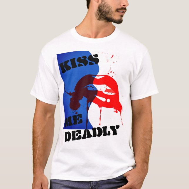 'KISS ME TOADLY'-T - Shirt (Vorderseite)