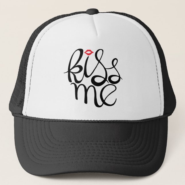 Kiss Me Truckerkappe (Vorderseite)