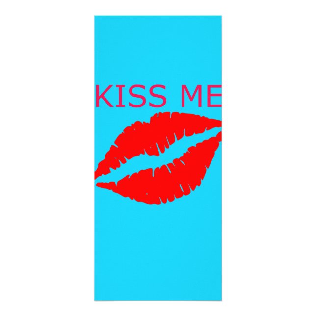 Kiss Me Werbekarte (Vorne)
