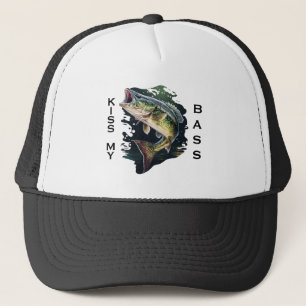 Kiss meinen Bass Fishing Truckerkappe