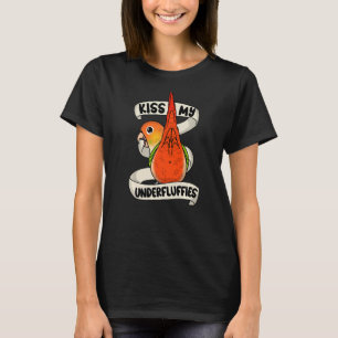 Kiss meinen Papagei unterfluffig I Green Cheek Pin T-Shirt
