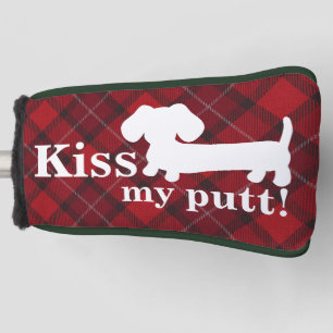 Kiss meinen Putt Cheeky Dackel Cover Golf Headcover