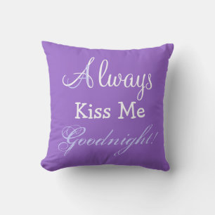 KISS MIR IMMER GOODNIGHT Lumbar Kissen Kissen Kiss