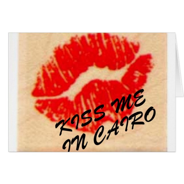 KISS MIR IN KAIRO (Vorderseite (Horizontal))