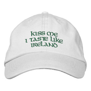KISS MIR WIE IRLAND-irischer Spaß. Bestickte Baseballkappe