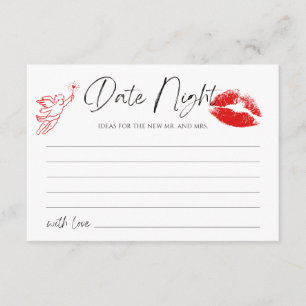 Kiss, Miss Goodbye Bachelorette Datum Nacht Begleitkarte