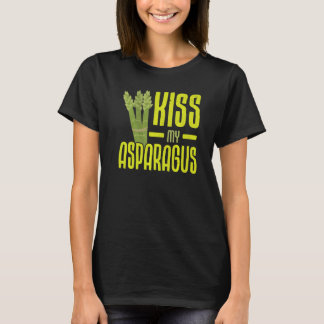Kiss My Asparagon Garden Gemüse Gemüse Vega T-Shirt