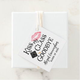 Kiss My Class Goodbye Funny Abschluss Geschenkanhänger