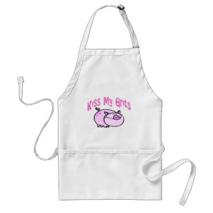 Kiss My Grits Comical Schürze