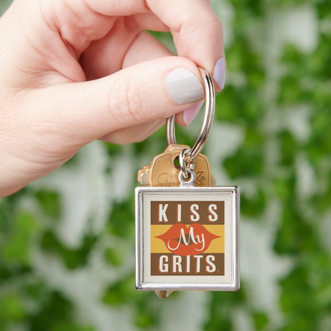 Kiss My Grits Schlüsselanhänger (Hand)