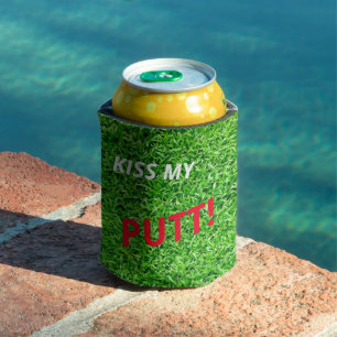 Kiss My Putt Golf Lover Celebration Party Dosenkühler
