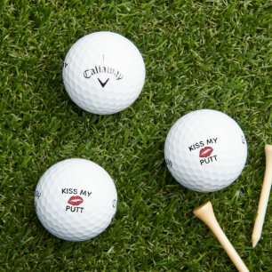Kiss My Putt Golfbälle - Maßgeschneiderte Callaway