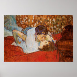 Kiss - Poster von Henri de Toulouse-Lautrec