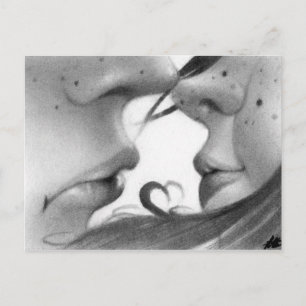 Kiss Postkarte