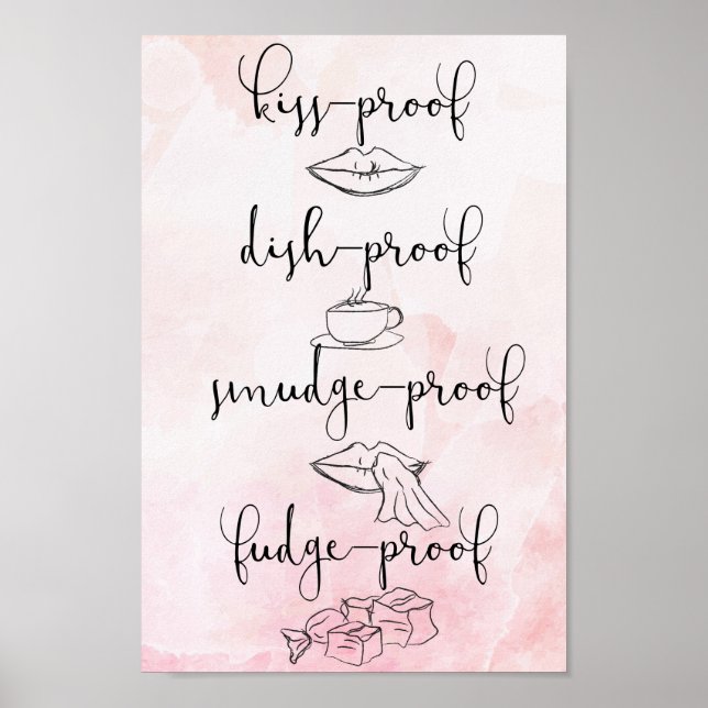 Kiss Proof Fudge Proof Poster (Vorne)