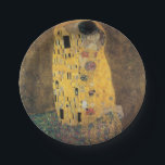 Kiss, Reproduktion, Bilder von Gustav Klimt, Kunst Pappteller<br><div class="desc">Die Kuss,  Reproduktion, Bilder von Gustav Klimt, Kunst, Jugendstil,  Vintag.chic, elegant, gold</div>