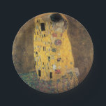 Kiss, Reproduktion, Bilder von Gustav Klimt, Kunst Pappteller<br><div class="desc">Die Kuss,  Reproduktion, Bilder von Gustav Klimt, Kunst, Jugendstil,  Vintag.chic, elegant, gold</div>