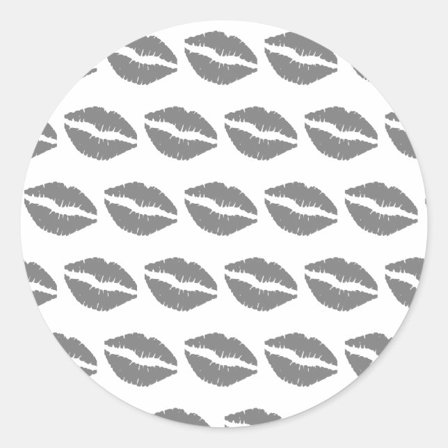 KISS RUNDER AUFKLEBER (Vorderseite)