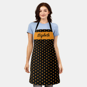 Kiss the Cook Food Koch Kitchen Baker Polka Dots Schürze