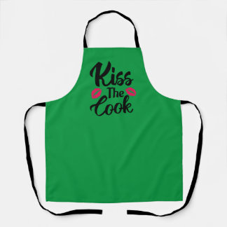 Kiss The Cook, Funny Novelty Gift, Funny Cook Schürze