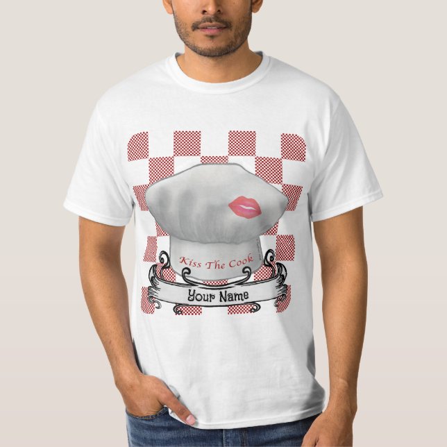 Kiss The Cook Koch T - Shirt (Vorderseite)