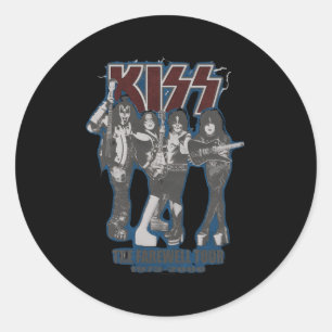 Kiss The Farewell Tour Runder Aufkleber