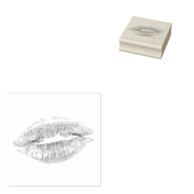 KISS | Tinte-Briefmarke Gummistempel (Stempel)
