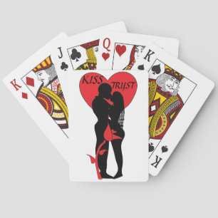 KISS VERSUCHT KARTEN ZU SPIELEN SPIELKARTEN