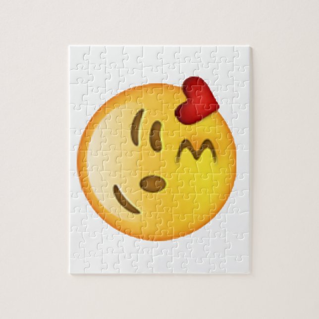 Kiss werfen - Emoji (Vertikal)