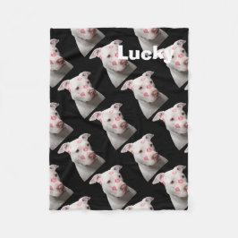 Kissable Pitbull Fleecedecke