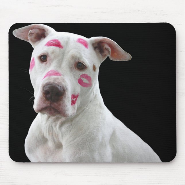 Kissable Pitbull Mousepad (Vorne)