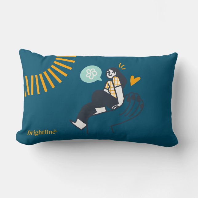 Kissen - 13" x 21" Marine mit Illustration (Vorderseite)