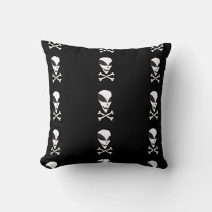 Kissen - Area 51 Totenkopf und gekreuzte Knochen