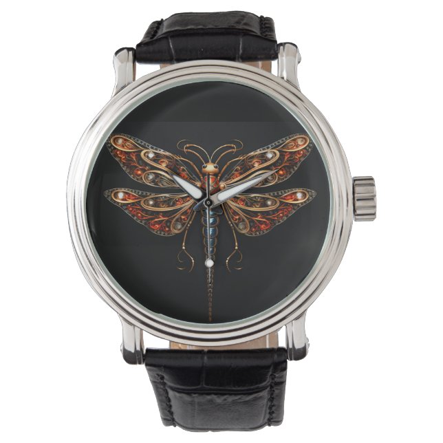 Kissen aus Drachenfliege Armbanduhr (Vorderseite)