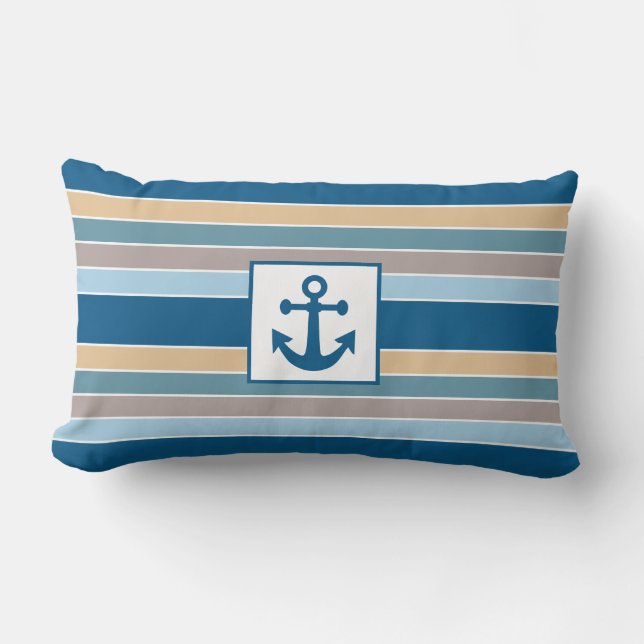Kissen aus Nautical Stripes (Vorderseite)