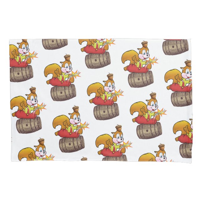 Kissen Case Eichhörnchen Acorn Barrel Kissenbezug (Vorderseite)