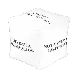 Kissen, das ABSOLUT KEIN Marshmallow ist Hocker Für Draußen