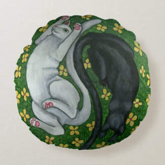 Kissen der Miezekatze-Katze Ying/Yangs